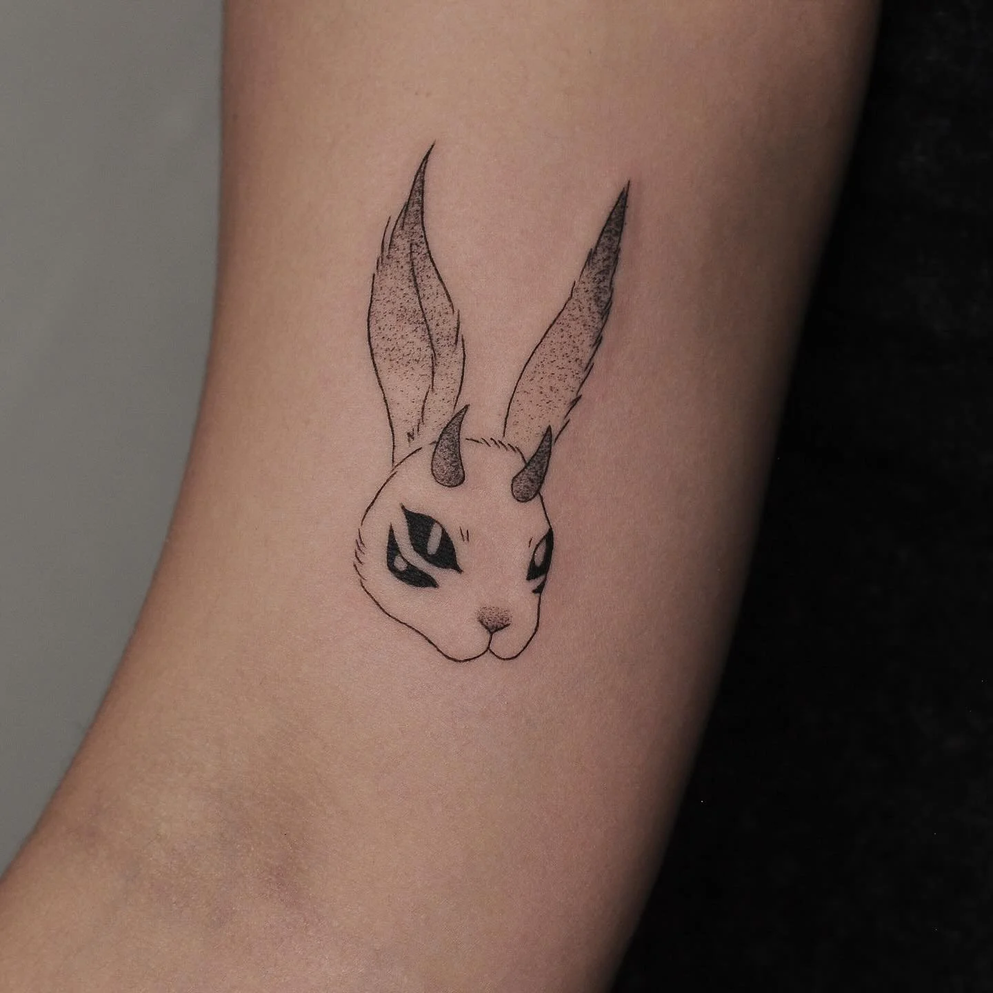 Demon bunny 🐰😈

Another custom piece for Su Min we spontaneously decided to do on the day, adding to their growing bunny collection 🐰✨

Dec - Jan Bookings open 💌
Please use my booking form (linked in bio) or DM for enquiries !
.

.

#australiatat