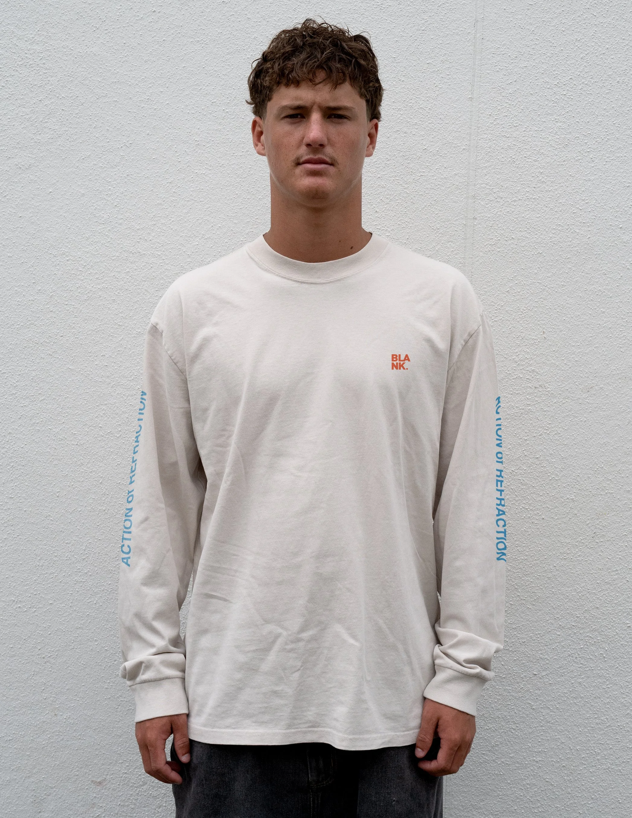 Refraction LS Tee - White Unisex