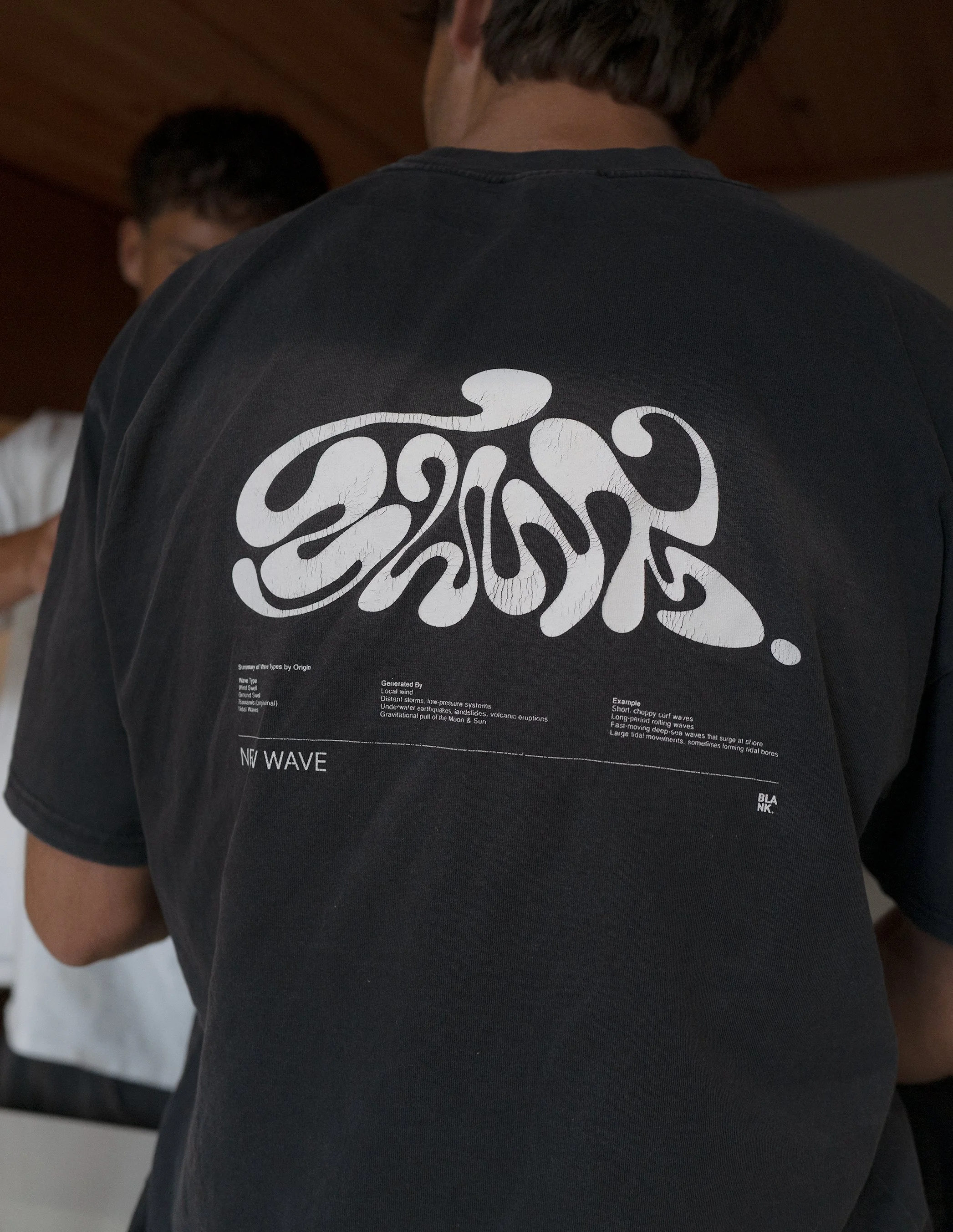 New Wave Tee - Faded Black Unisex