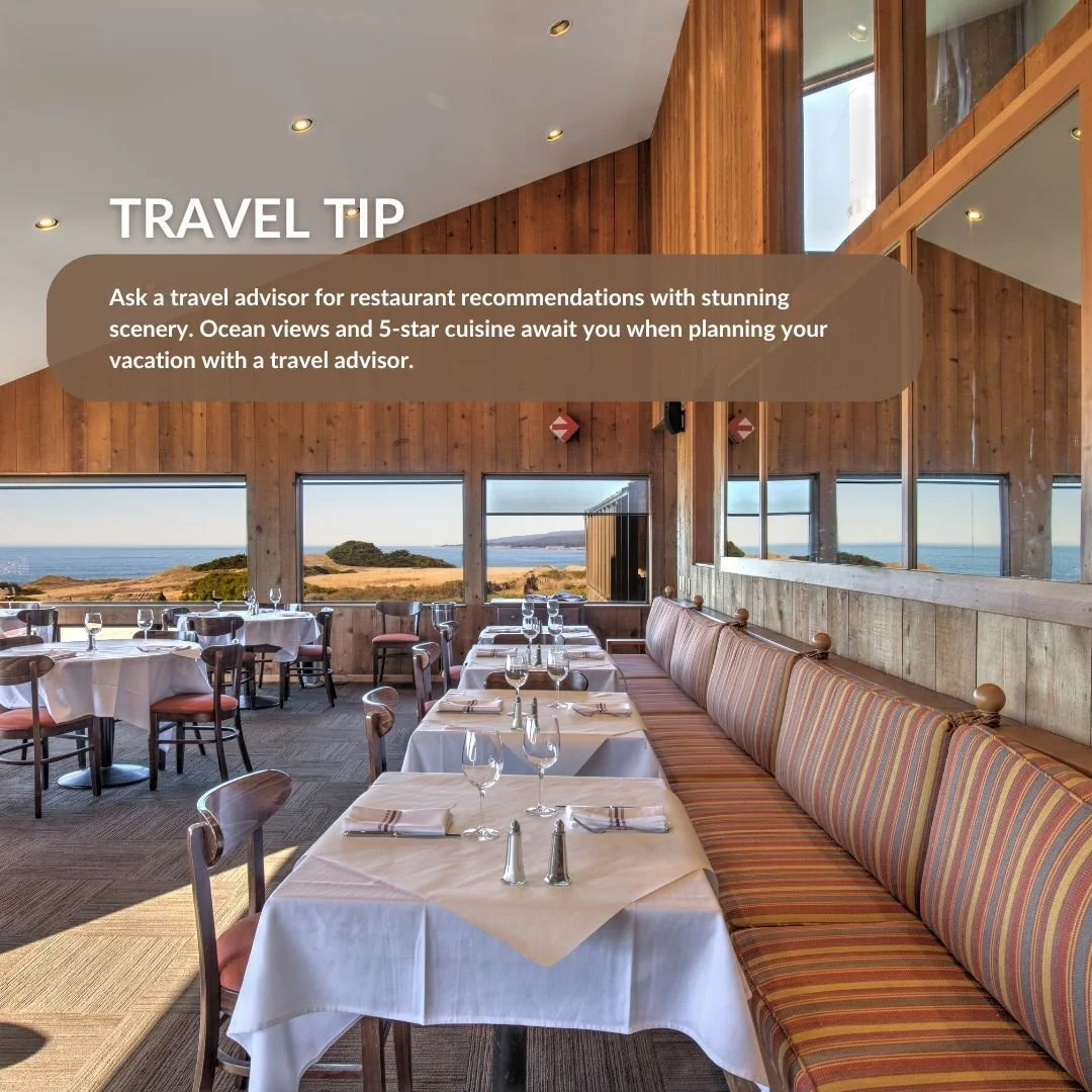 I love ocean views when it comes to 5-star restaurants on vacation 🌟 🥑. Connect with me for the best recommendations for your next vacation. #TravelTips #TravelBetter #TravelAgency #OceanViewRestaurants