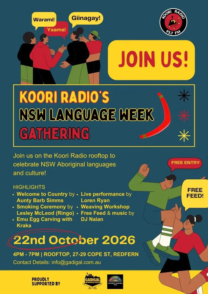 Koori Radio's NSW Language Week Gathering