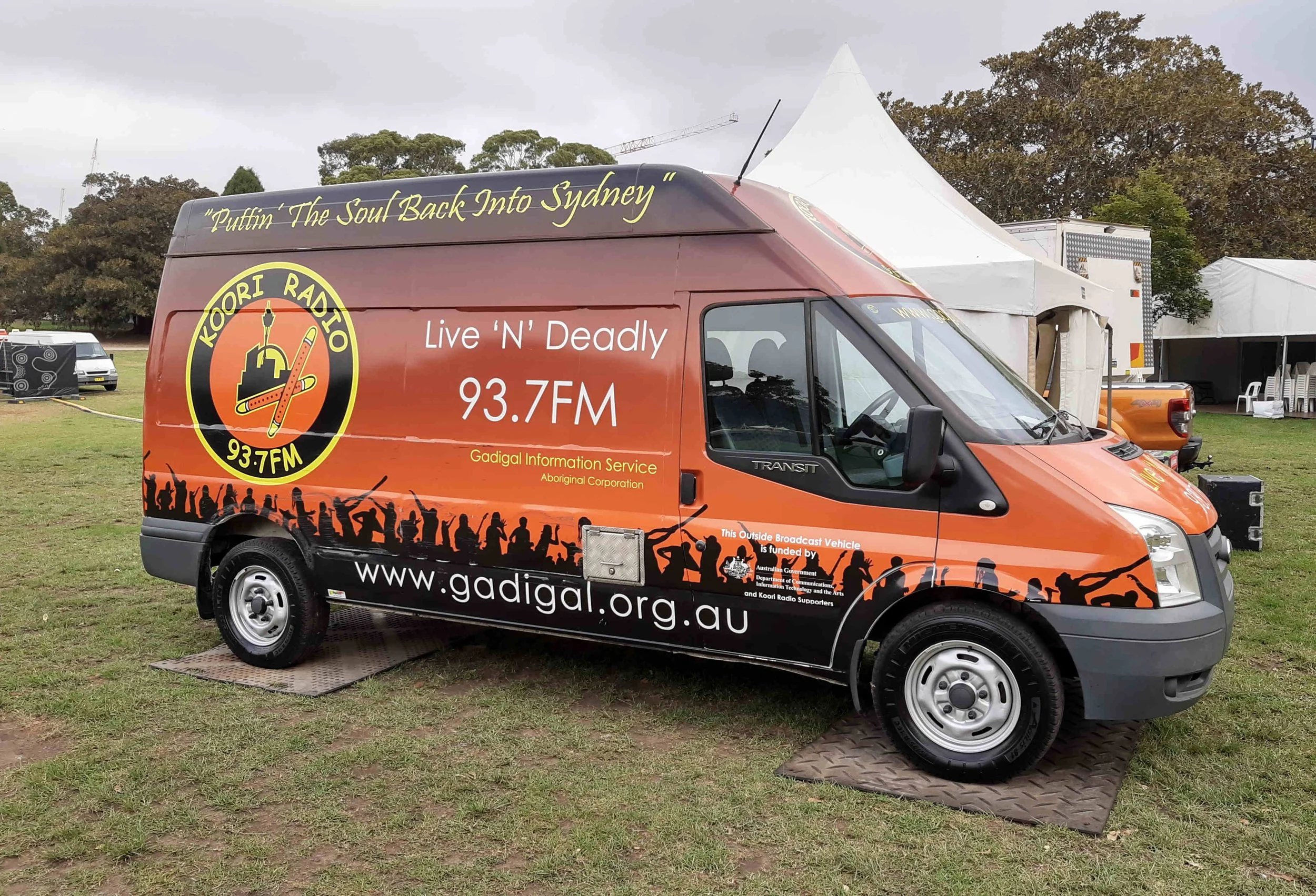 Koori Radio Outside Broadcast Van