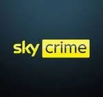 Sky Crime logo with yellow text on a dark background