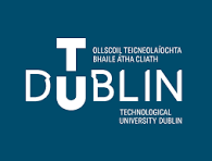Logo of Technological University Dublin with text in Irish and English.