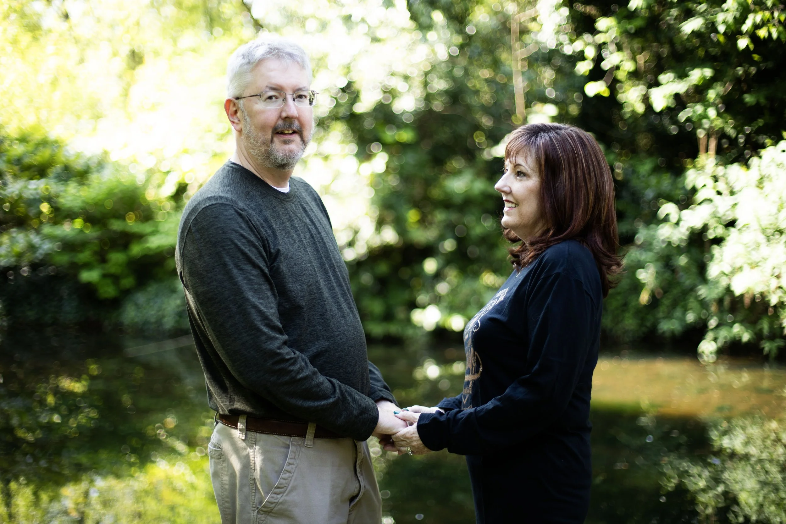 Photoshoot with Jennifer and Greg in Stephen's Green
