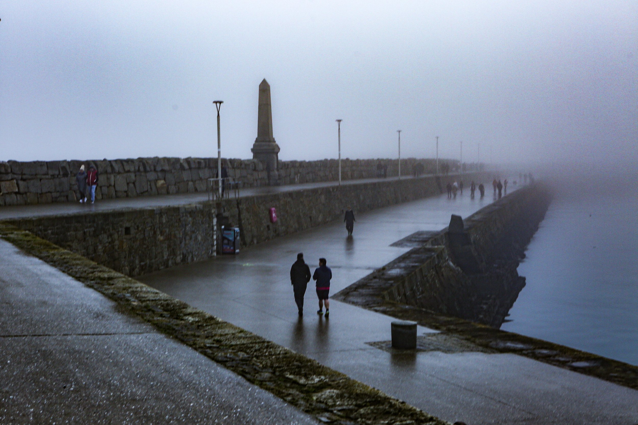 Dun Laoghaire in the Mist