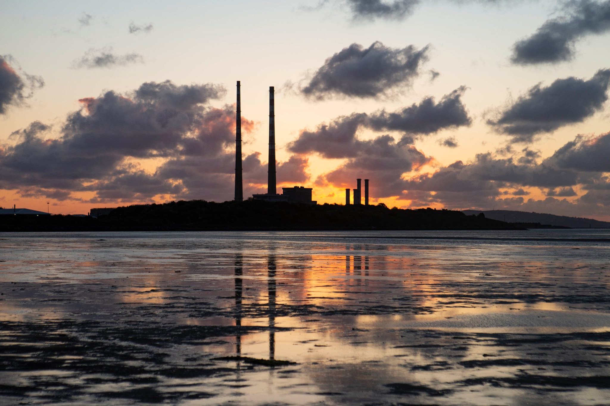 Sandymount at dawn in Winter
