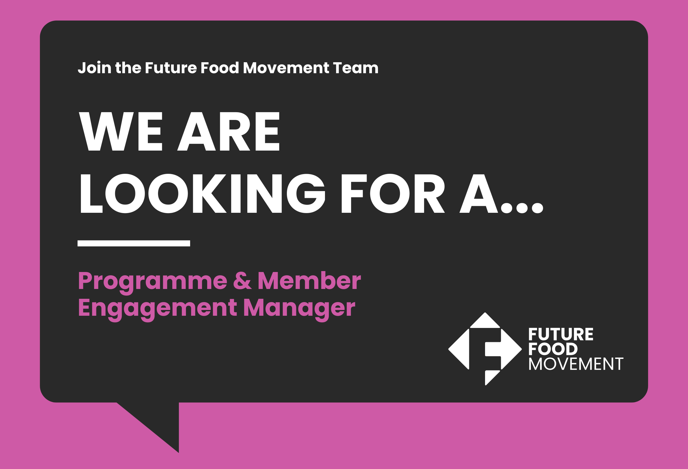 We’re hiring: Programme and Member Engagement Manager