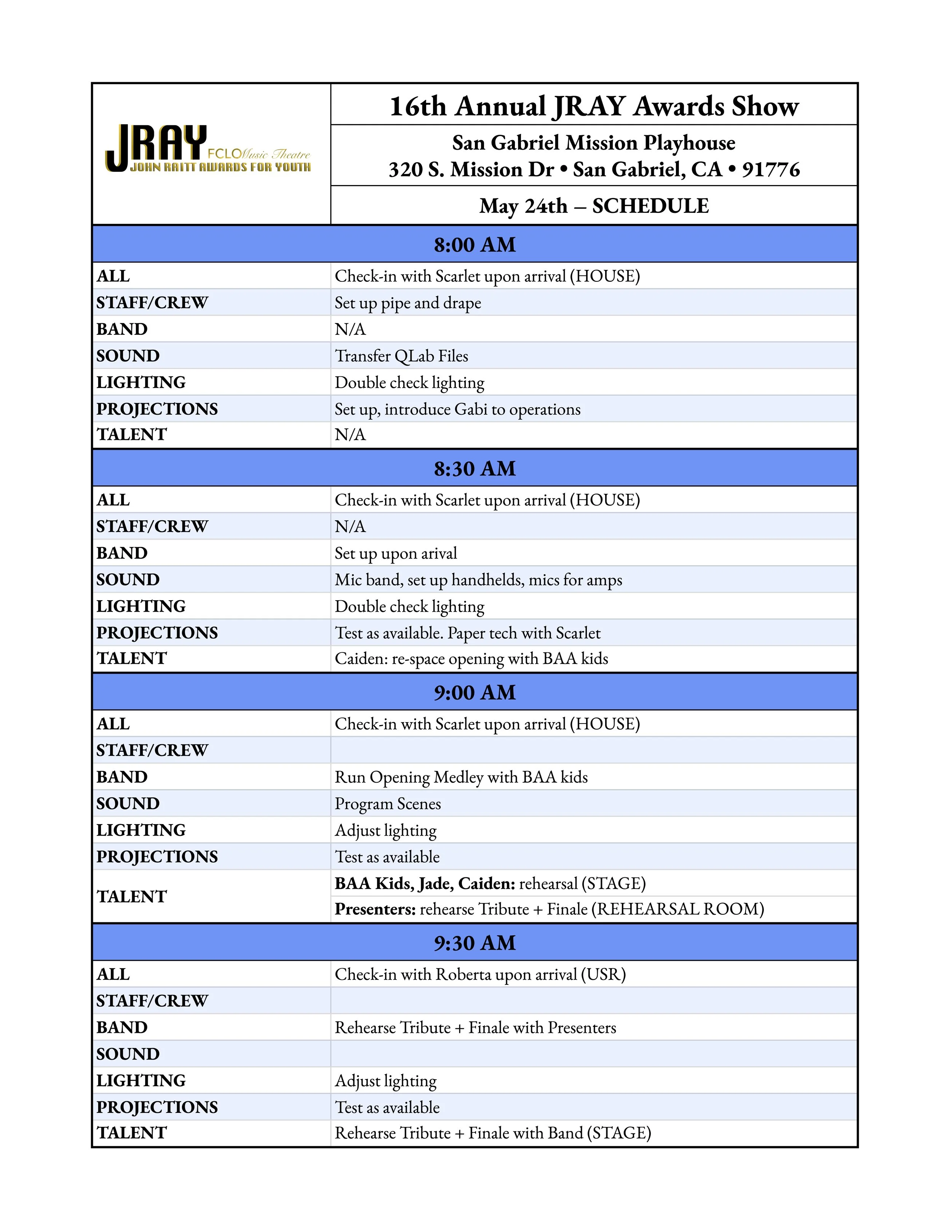 Pre-Show Schedule.jpg