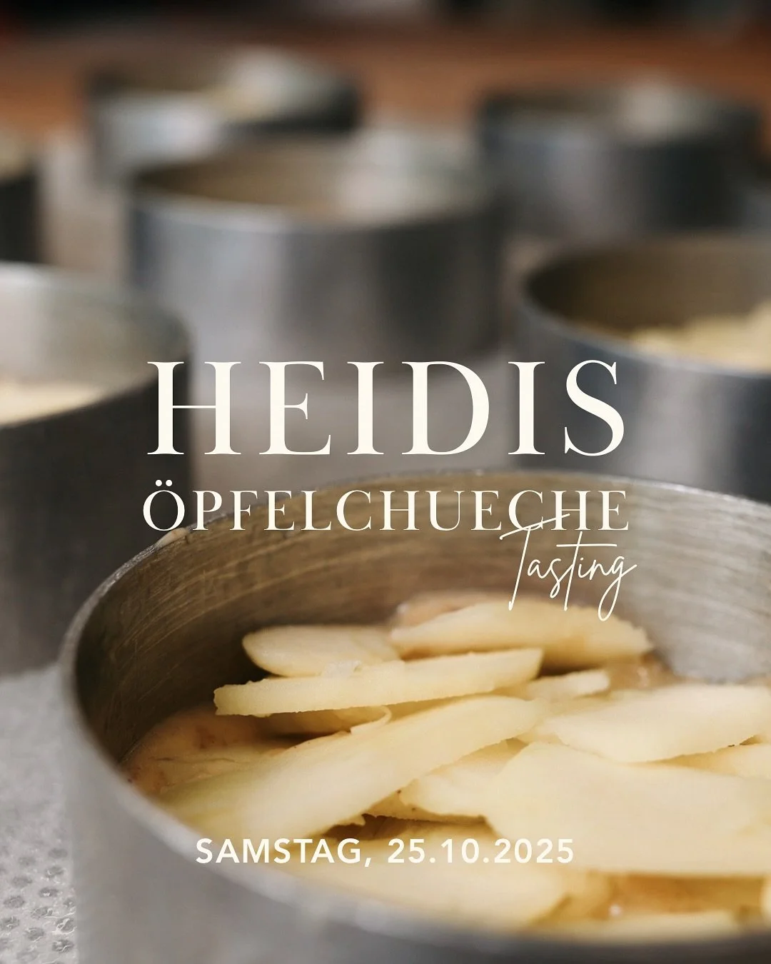 🍎 Heidis &Ouml;pfelchueche l&auml;dt zum grossen Apfel-Tasting ein! 🍂
Am Samstag, 25. Oktober von 9&ndash;14 Uhr feiern wir im Bakehouse Gattikon den Herbst mit einer ganz besonderen Aktion:

 👉 Testet vier verschiedene Versionen unseres legend&au