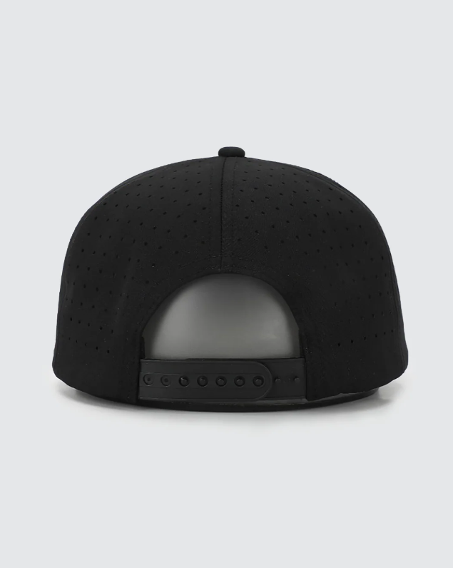 Waggle GOAT hat, back view showing adjustable strap closure