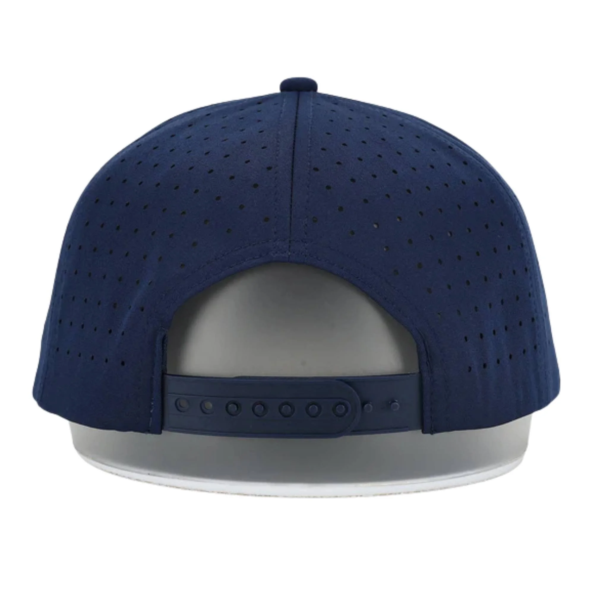 Waggle Gamer hat, back view showing adjustable strap closure
