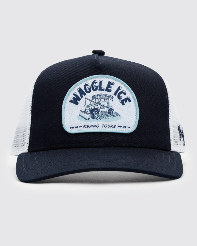 Waggle Ice Fishing Tours Trucker Hat