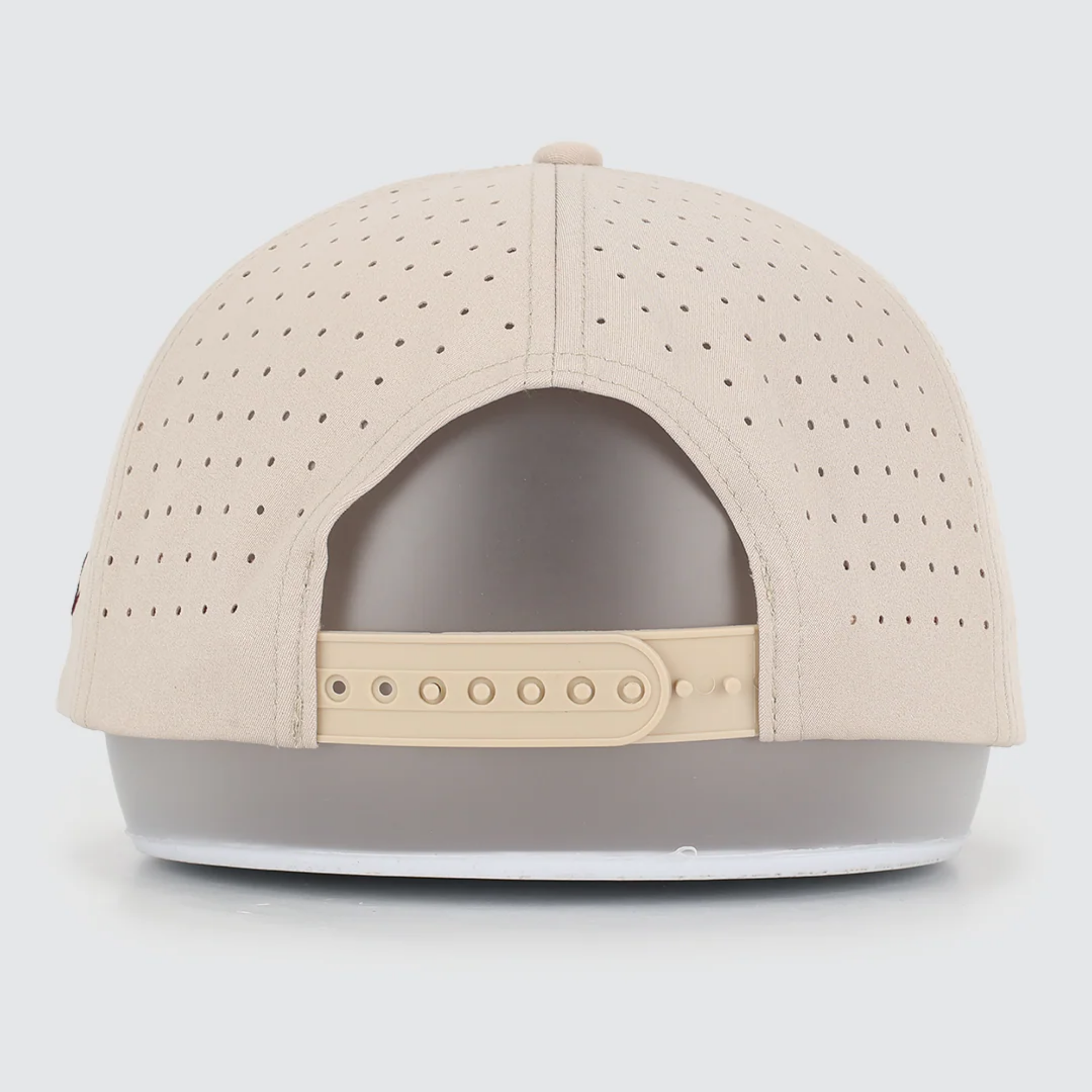 Waggle Smoaked It hat, back view showing adjustable strap closure