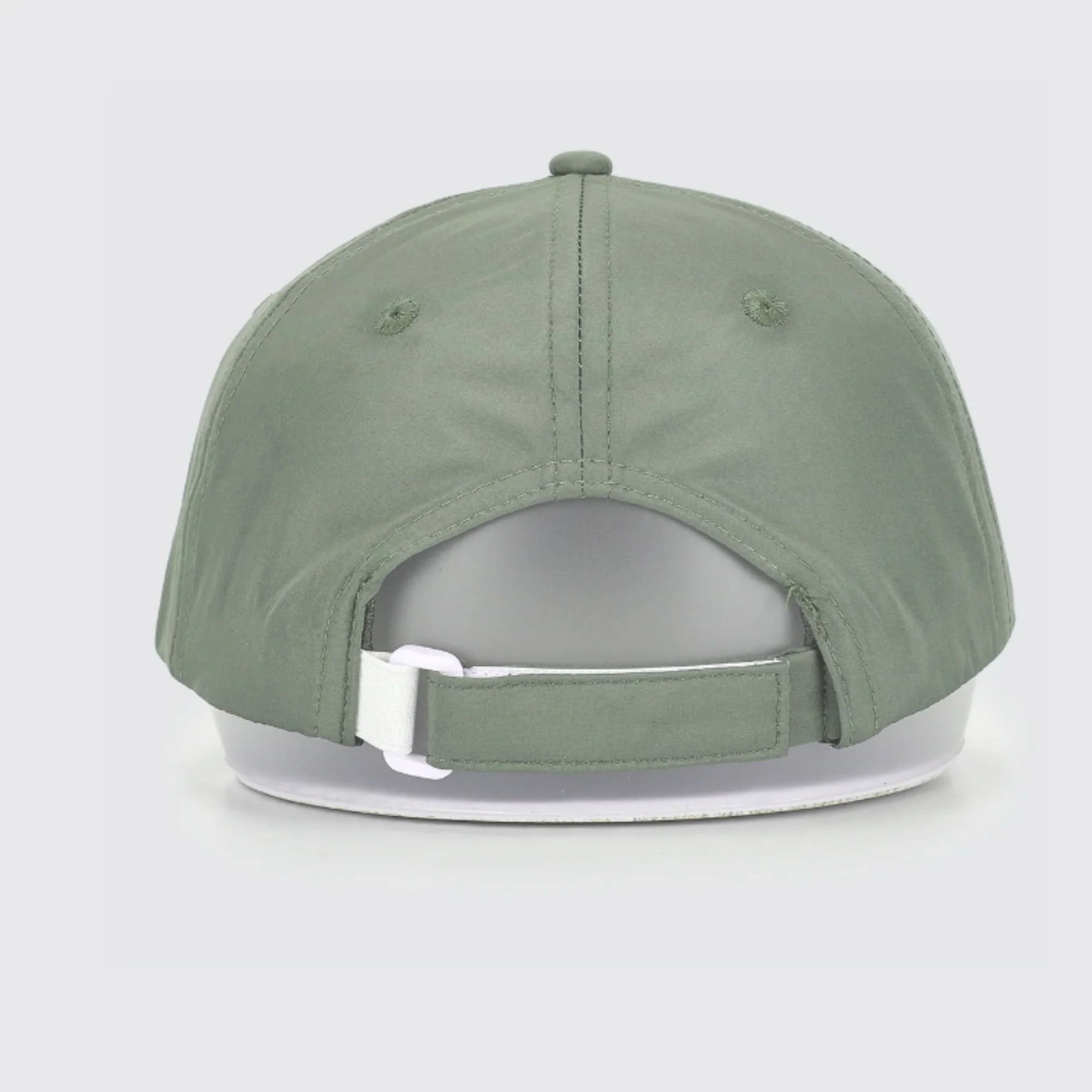 Waggle Fresh Tracks Flight hat, back view showing adjustable strap closure
