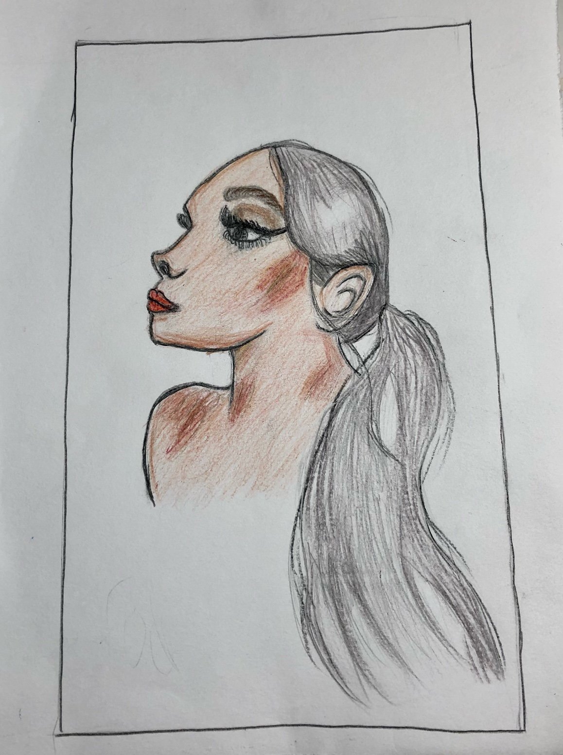 Portrait of ariana grande by Senaree aged 10.jpeg