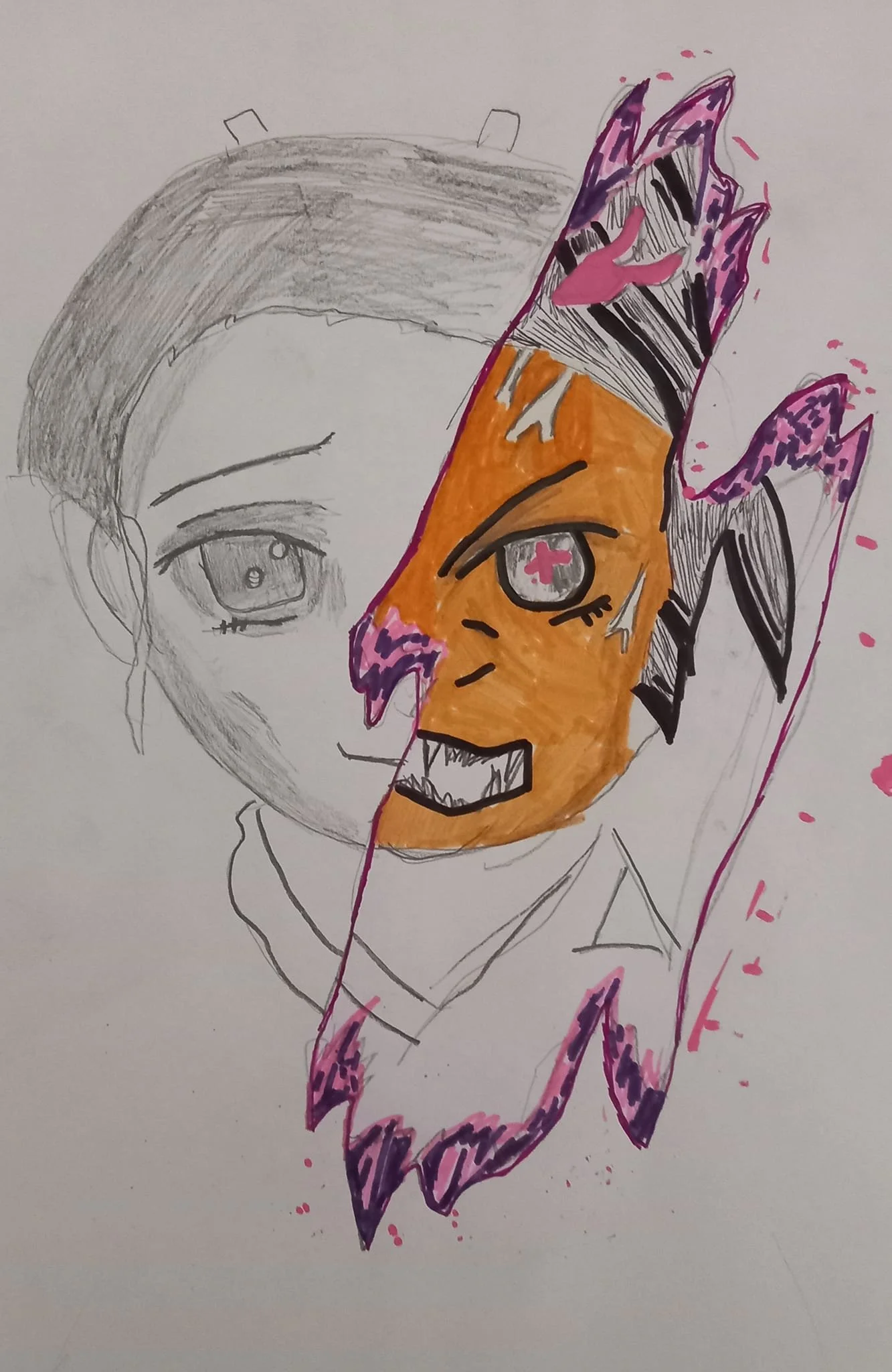 The fight between good and evil by Alexander aged 10.jpg