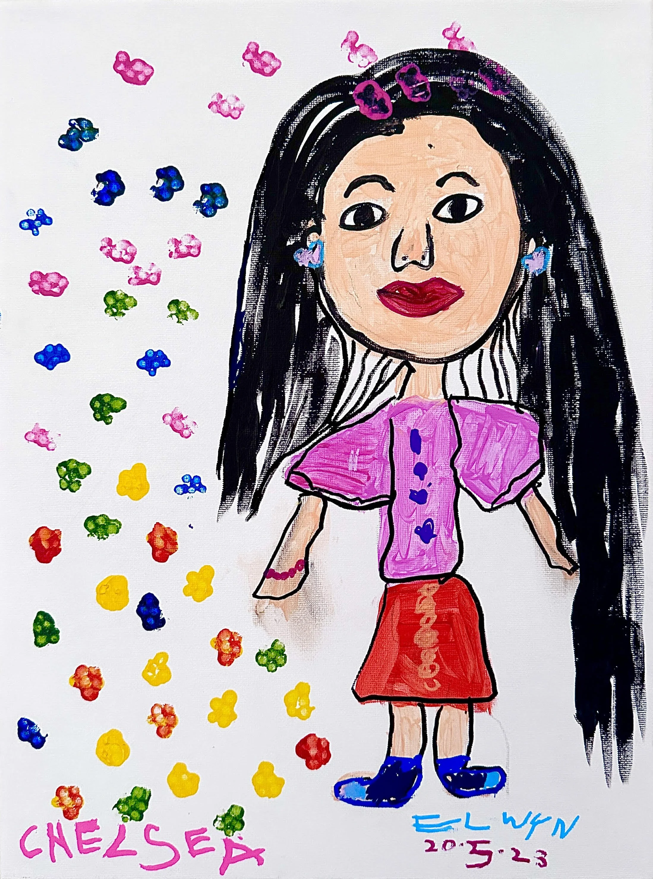 My lovely sister by ELwyn aged 4.jpg
