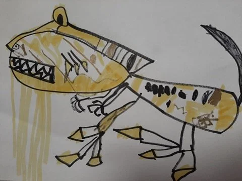 Clawrasaurus by Elliot aged 7.jpg