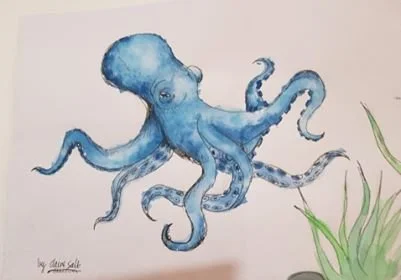 'Octopus - Sir inksalot' by Claire aged 11.jpg