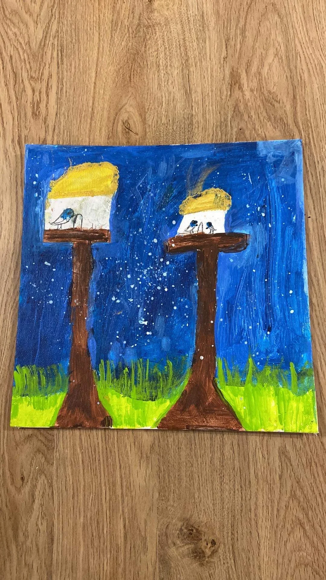 The bird forest by Georgia aged 8.JPG