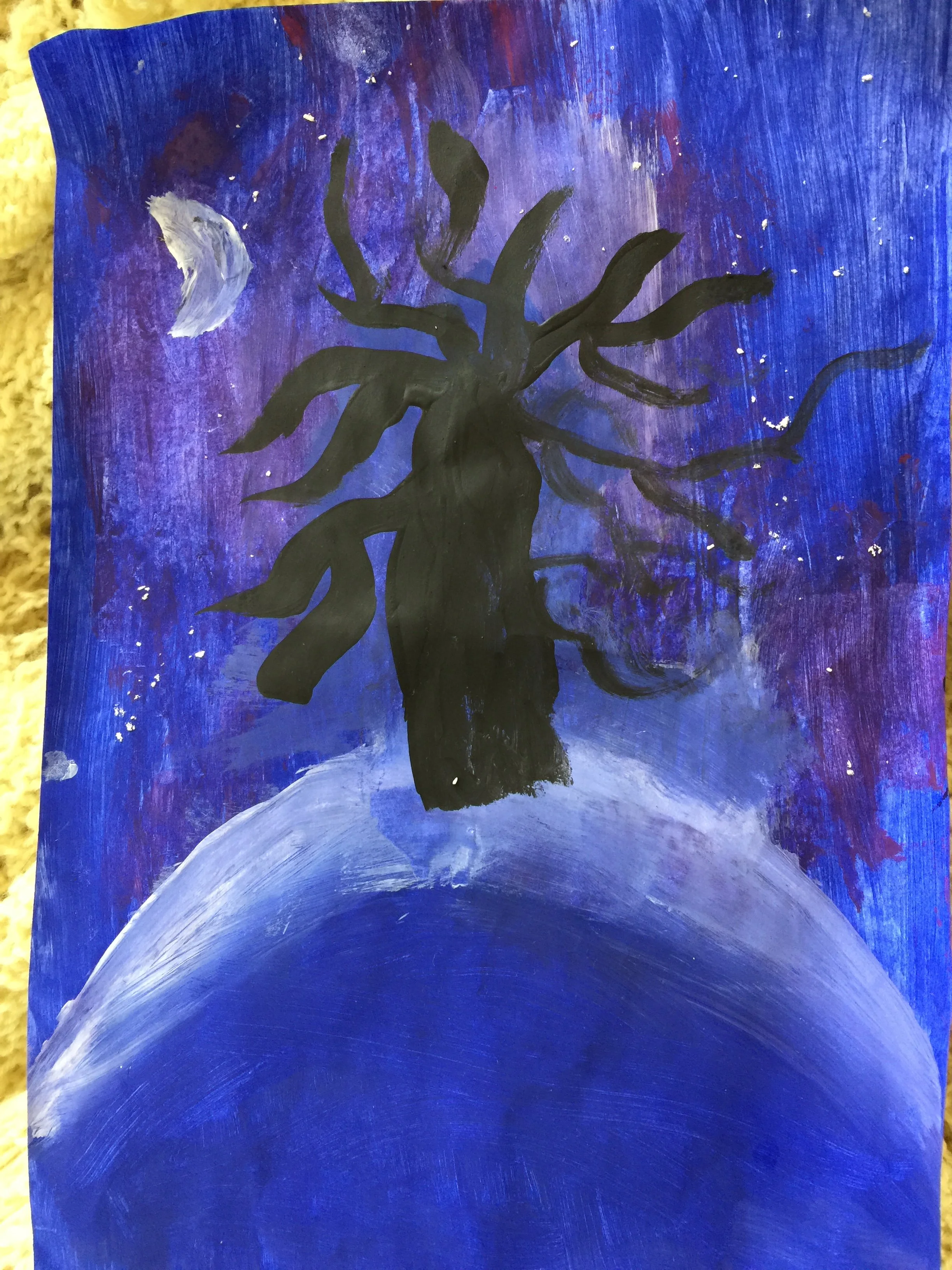 Starry night by Mariella aged 8.jpeg