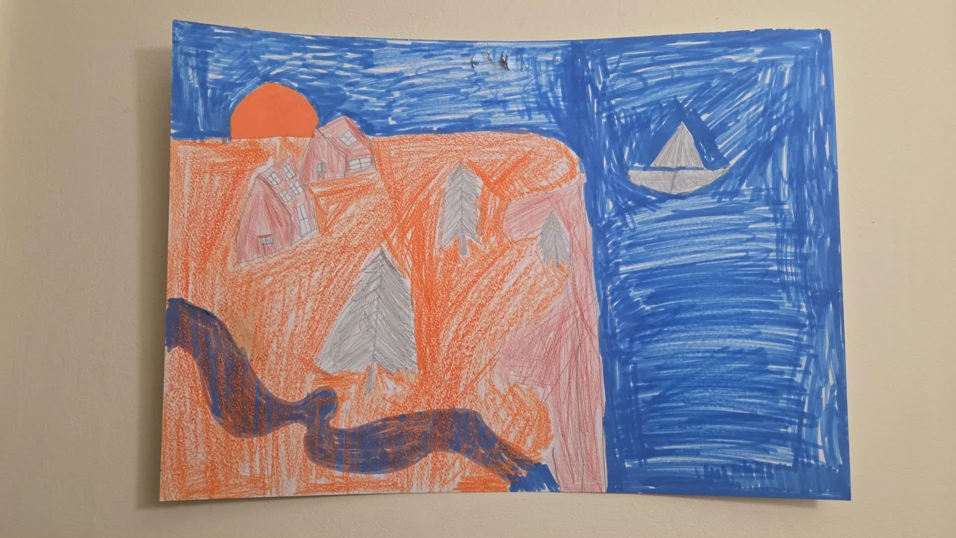 'Edge of the earth' by Niki aged 10