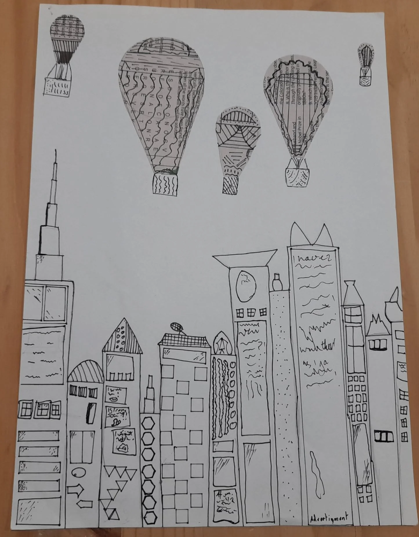 Hot air in the sky by Reinette aged 11.jpg