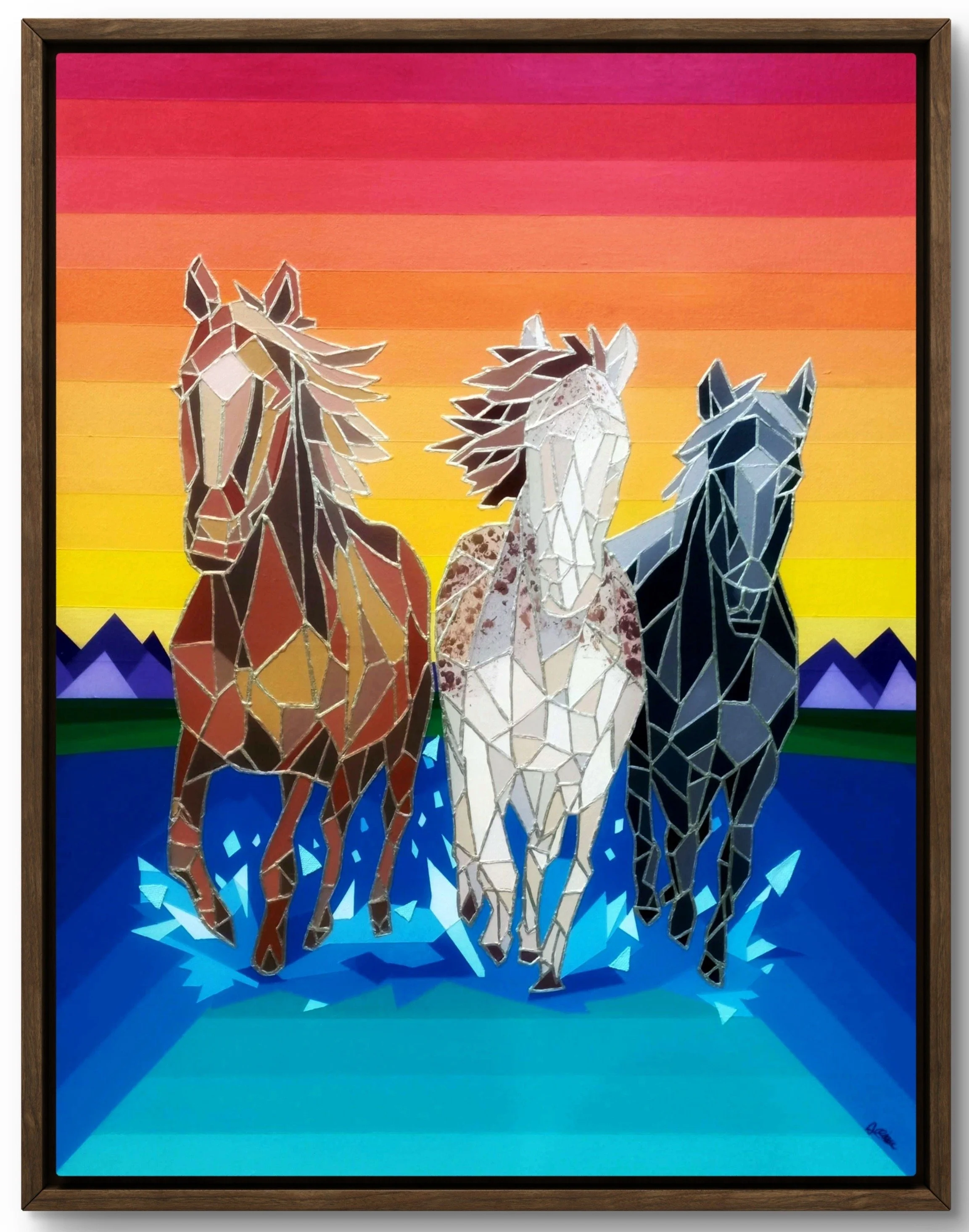 'The three sisters' by April aged 11