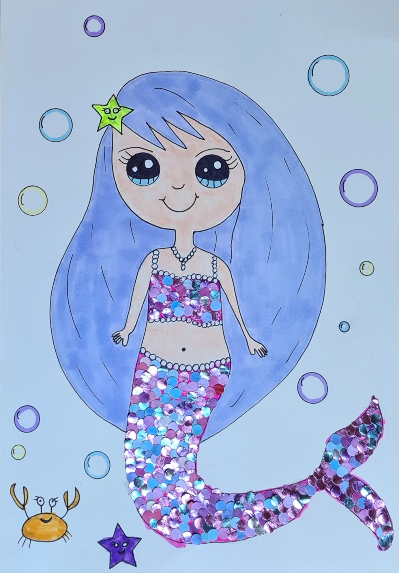 Maya the Mermaid by Azahlia aged 6.jpg