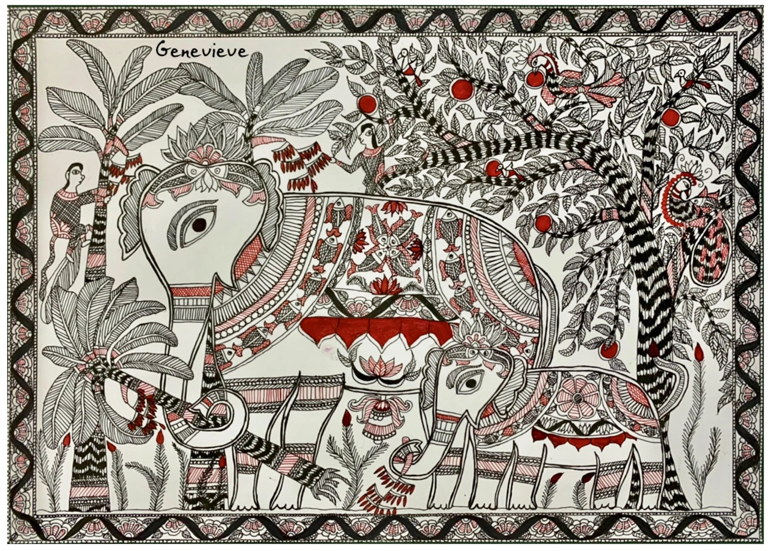 Wildlife and natures harmonious coexistience by Genevieve aged 10.jpg