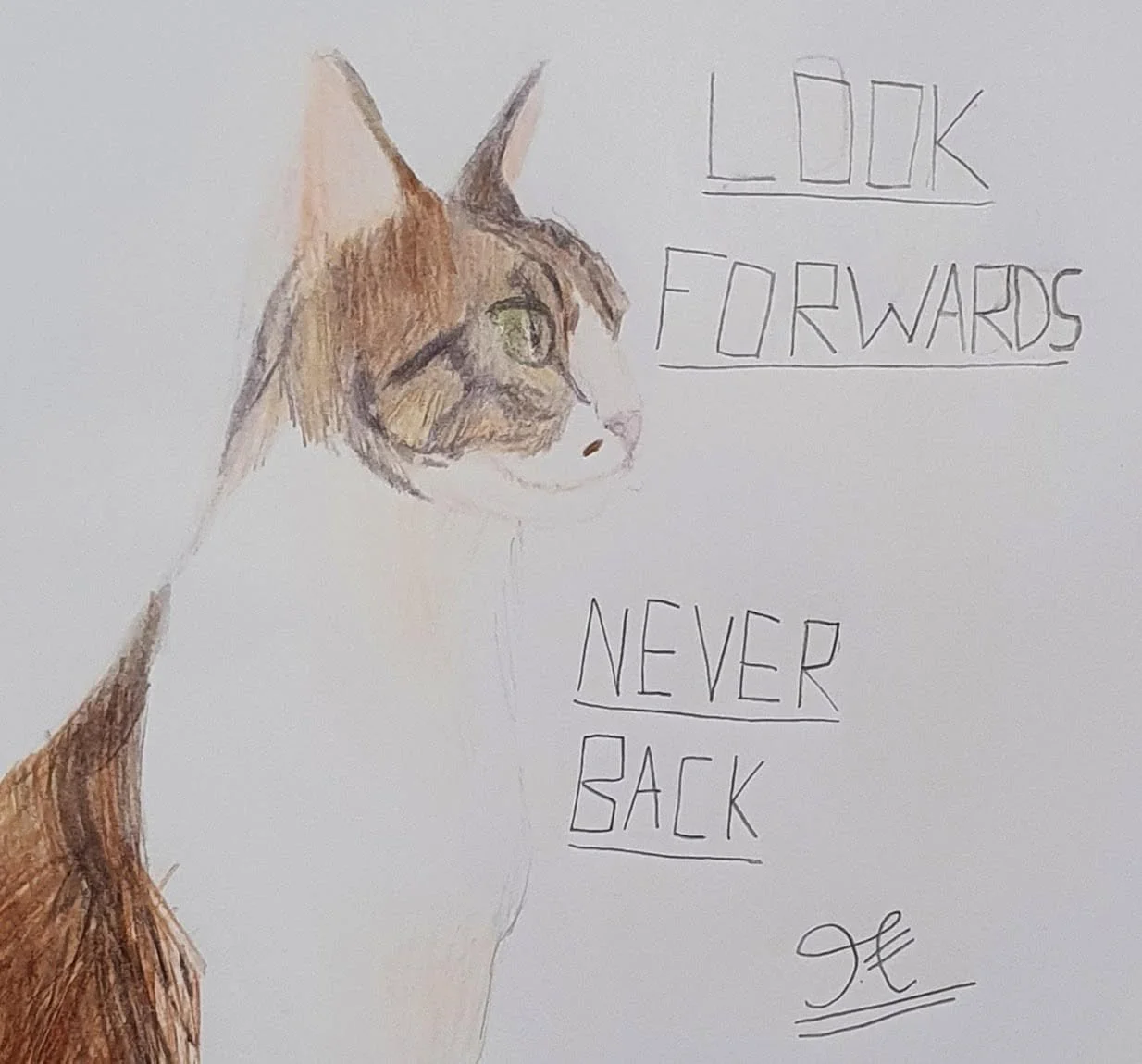 Look forward never back by Jada aged 11.jpg