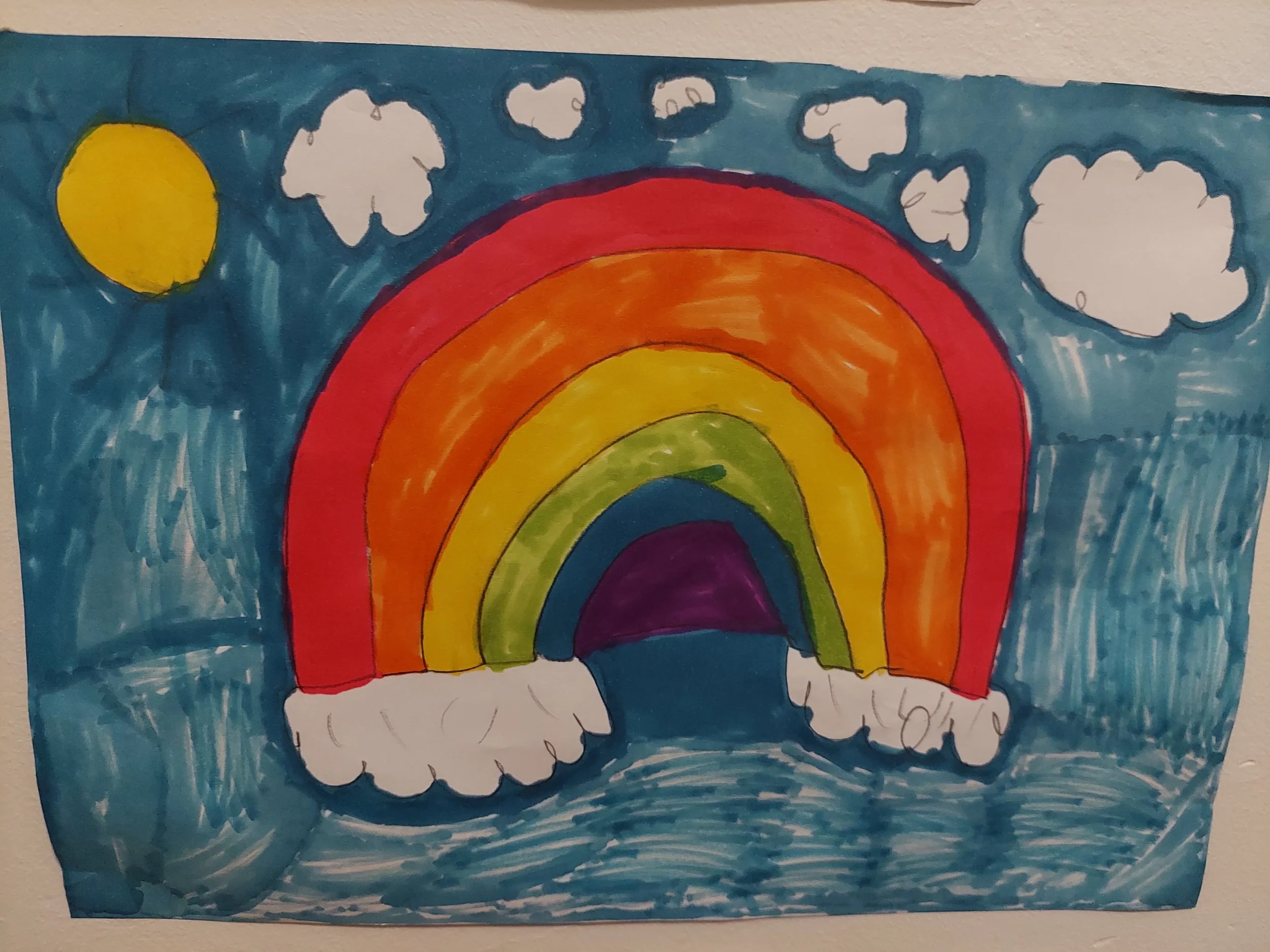 Rainbow love by Gabrielle aged 7.jpg
