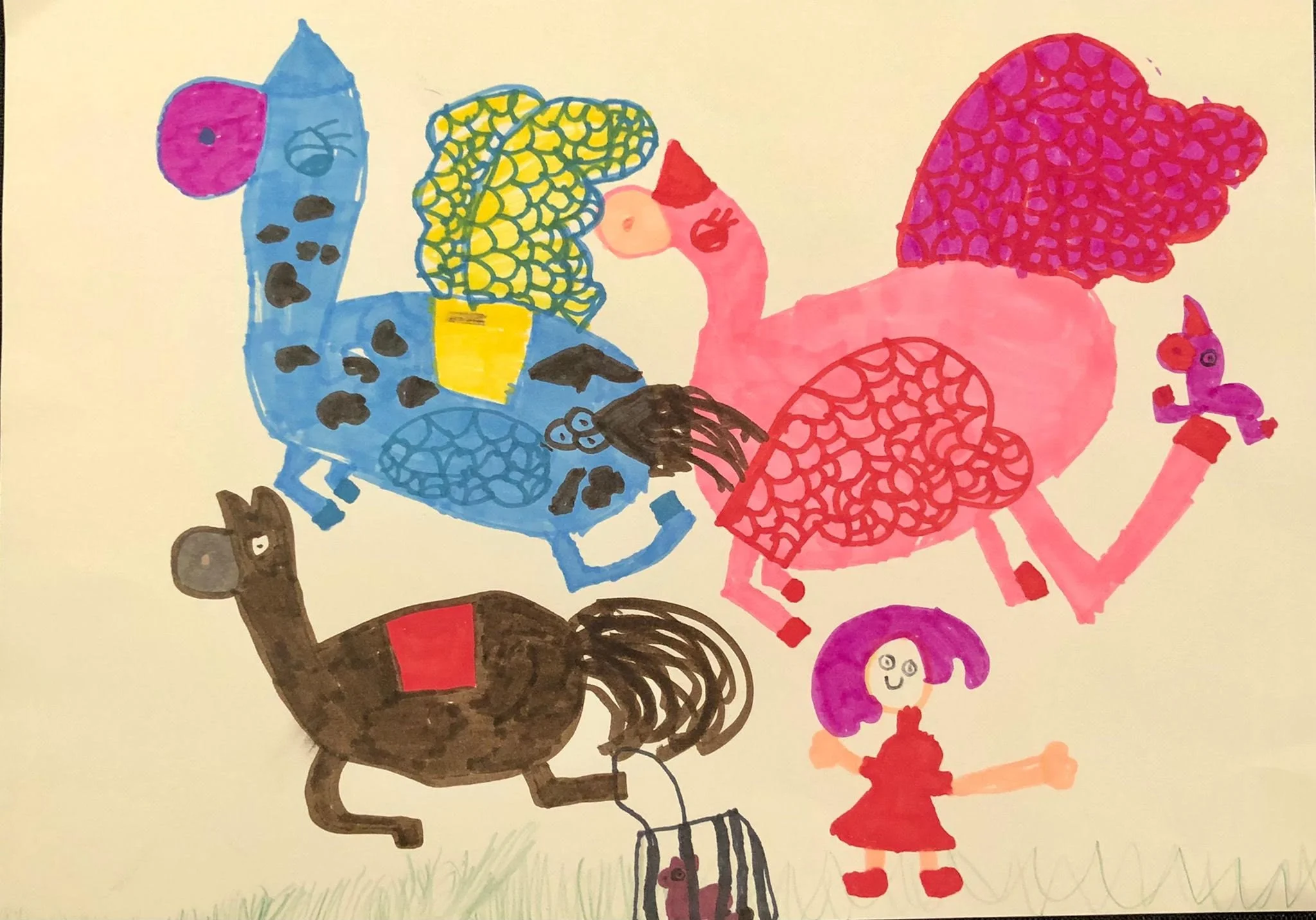Flying unicorn by Catherine aged 6.jpg