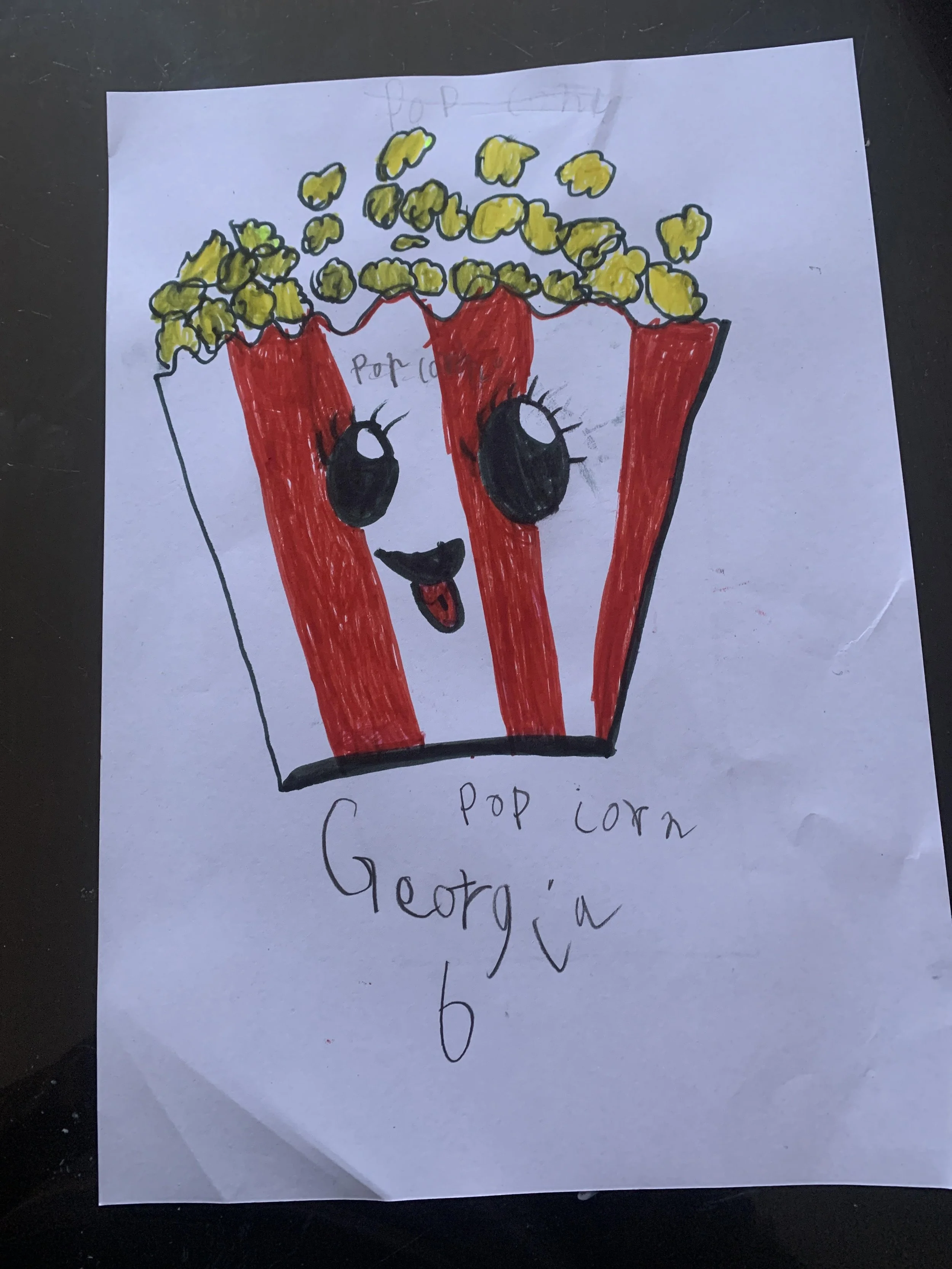 Popcorn by Georgia aged 6.jpg