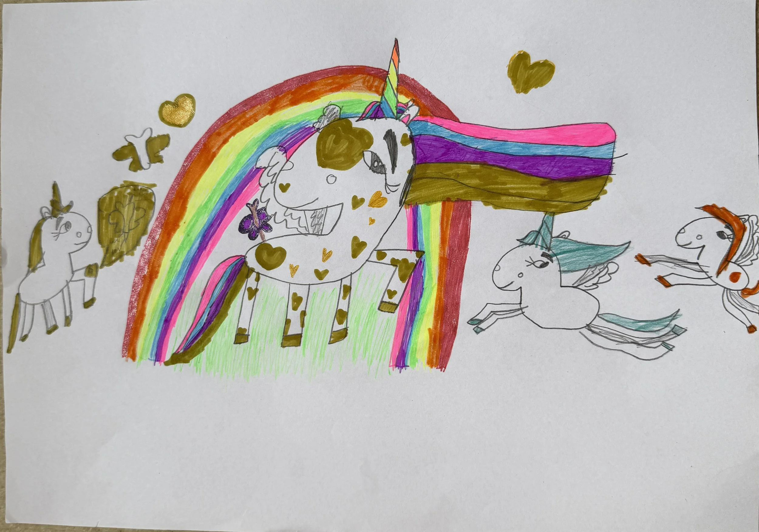 'Unicorn utopia' by Ava aged 6