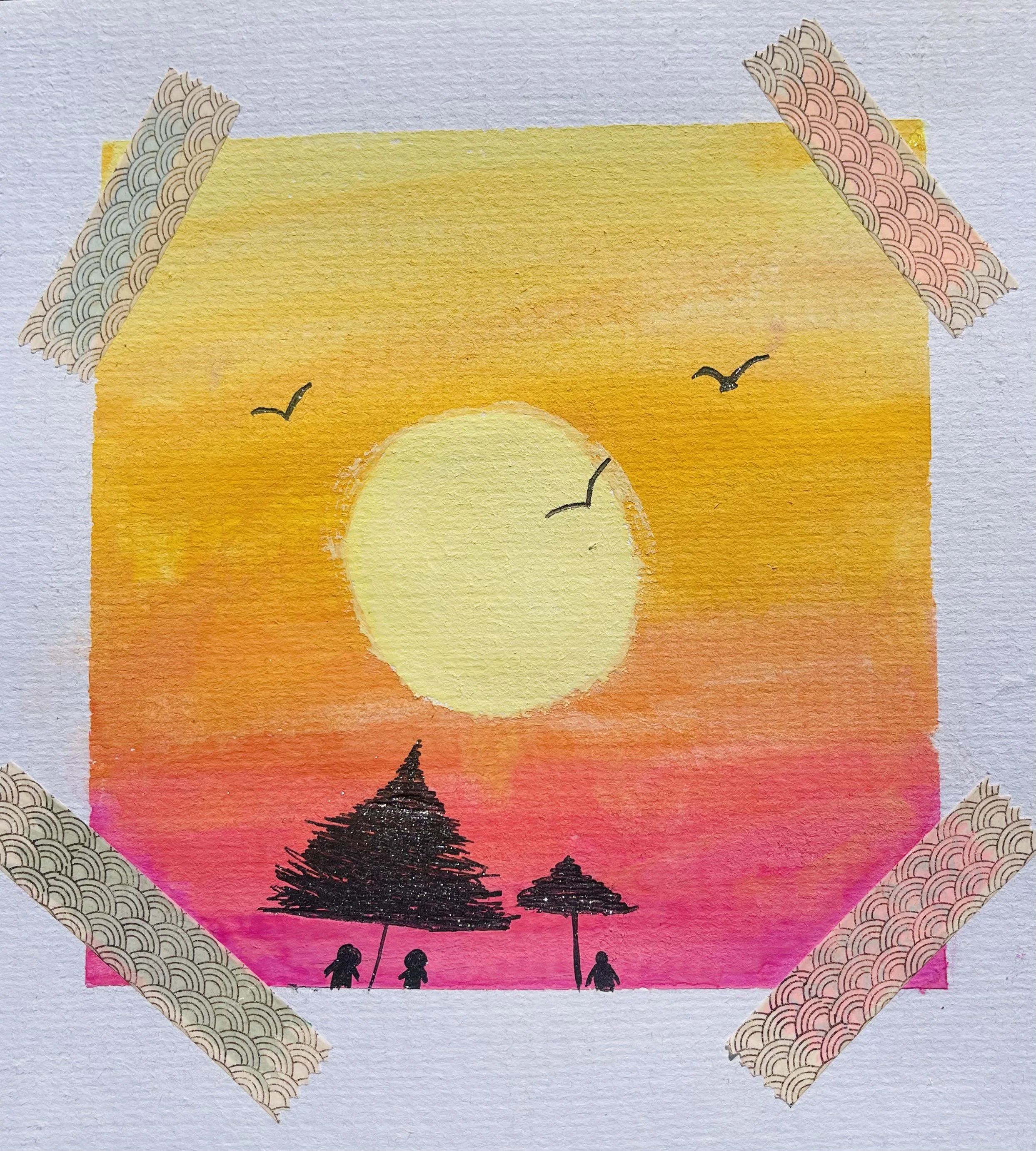 Sunset glow by Scarlett aged 11.jpeg