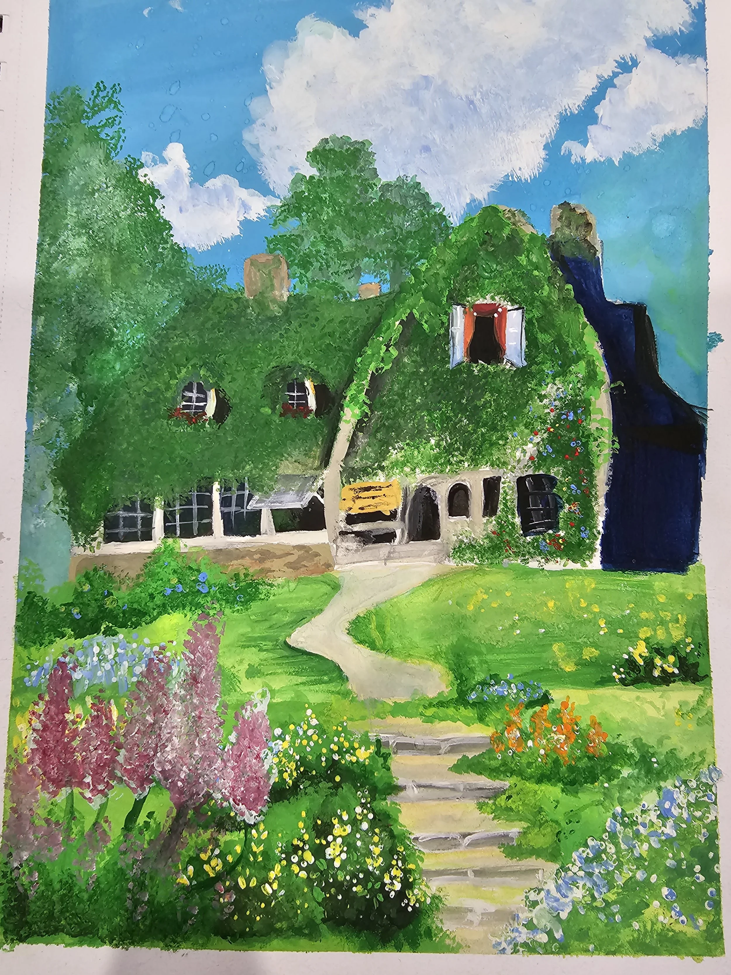 Cottage in Forest by Akshara aged 12.jpg
