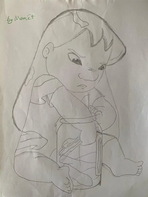 'Lilo' by Monet aged 9..jpg