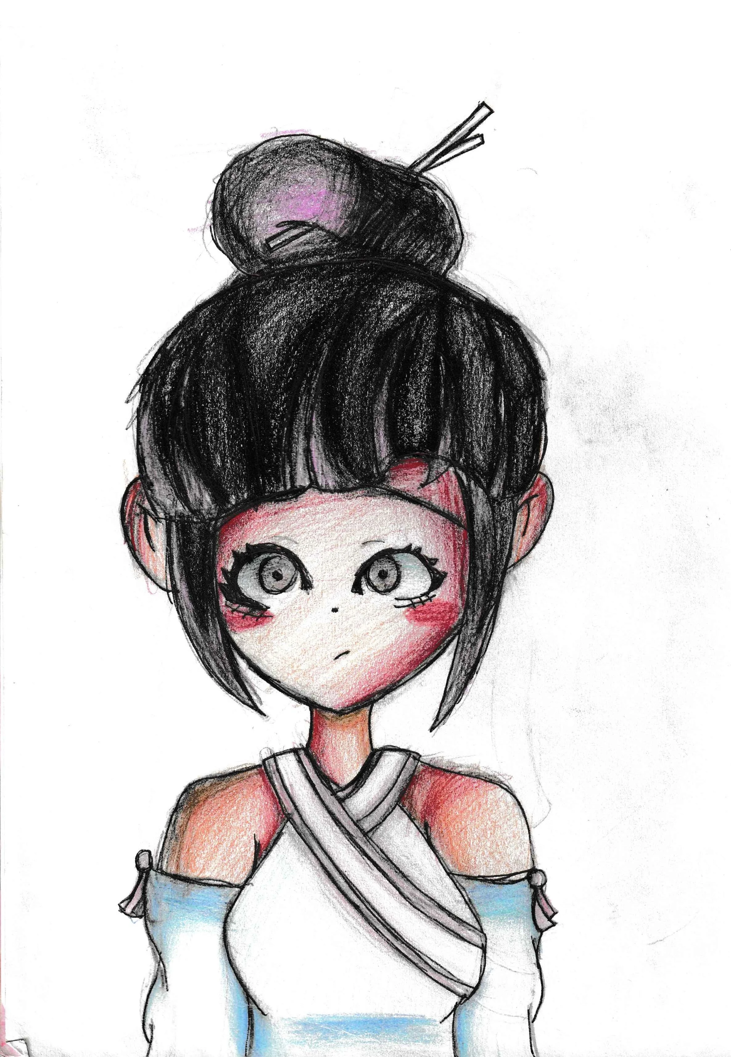 Feeling shy by Georgia aged 12.jpeg