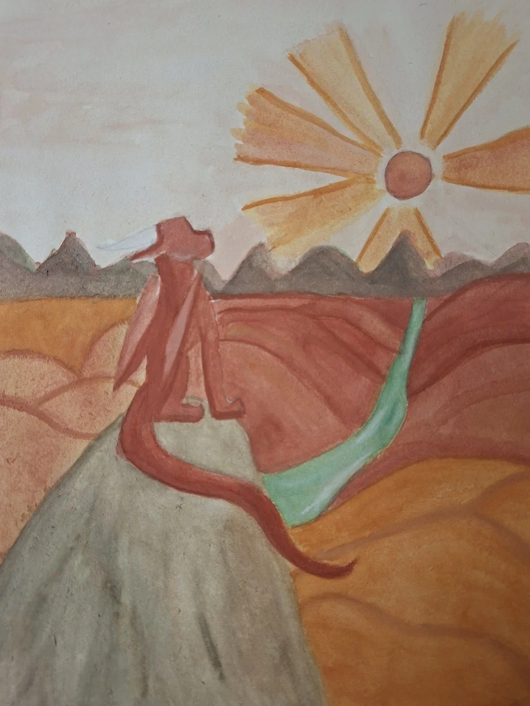'Sunset' by Saphia aged 15