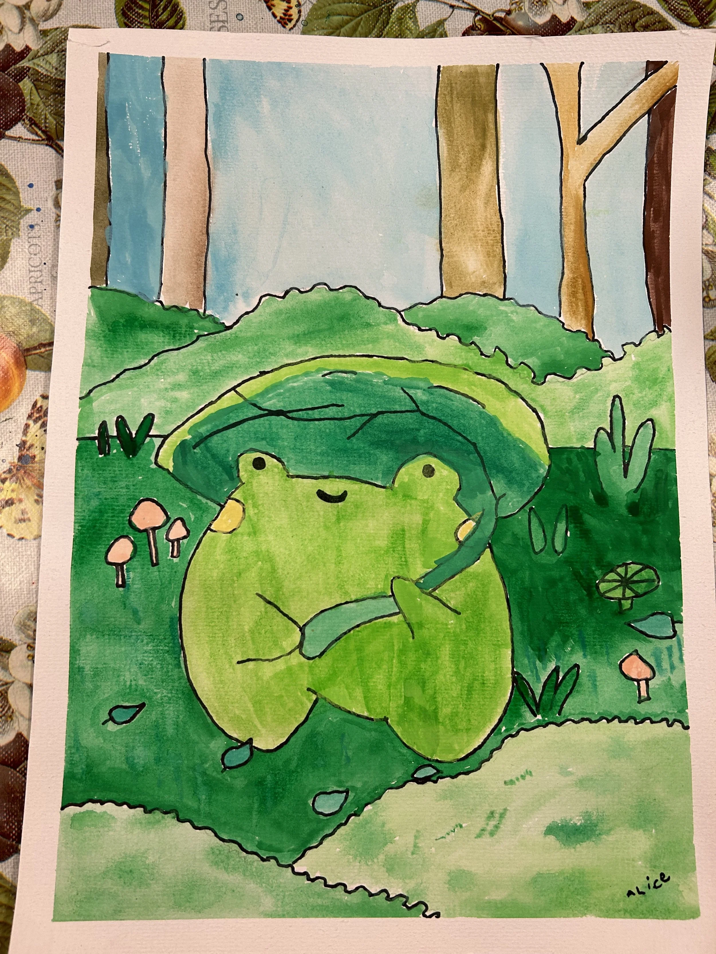 Froggys walk by Alice aged 8.jpg