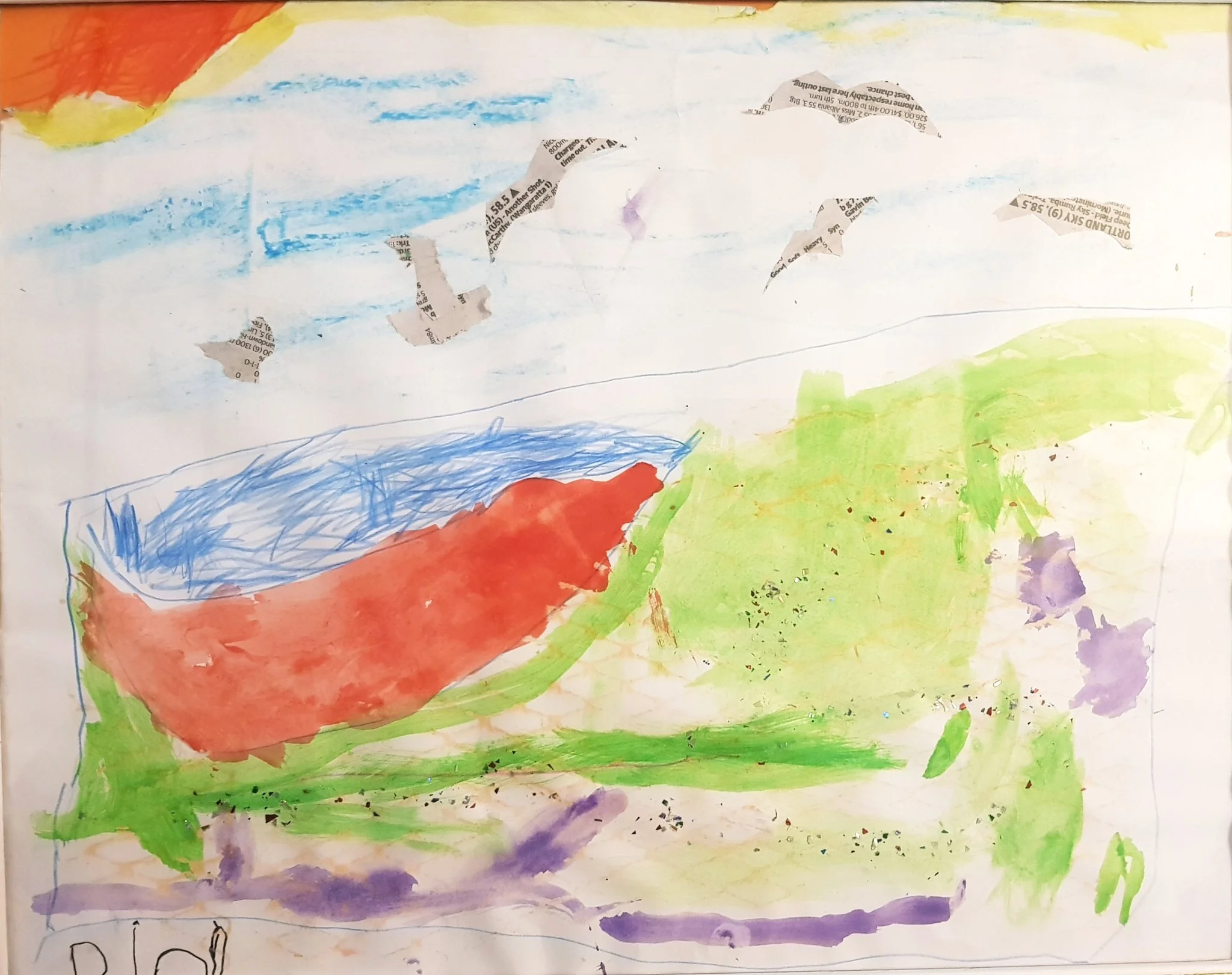 Afternoon fishing with hungry fish by Dion aged 4.jpg