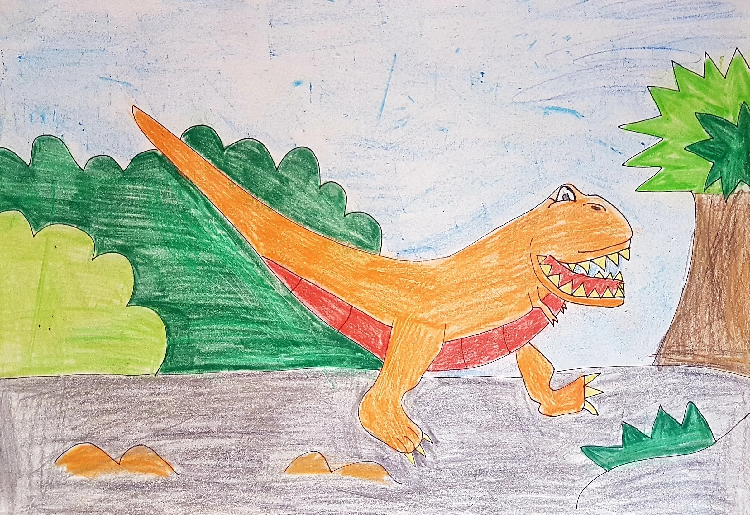 Thumper the Tyrannosaurus Rex by Jaegar aged 6.jpg