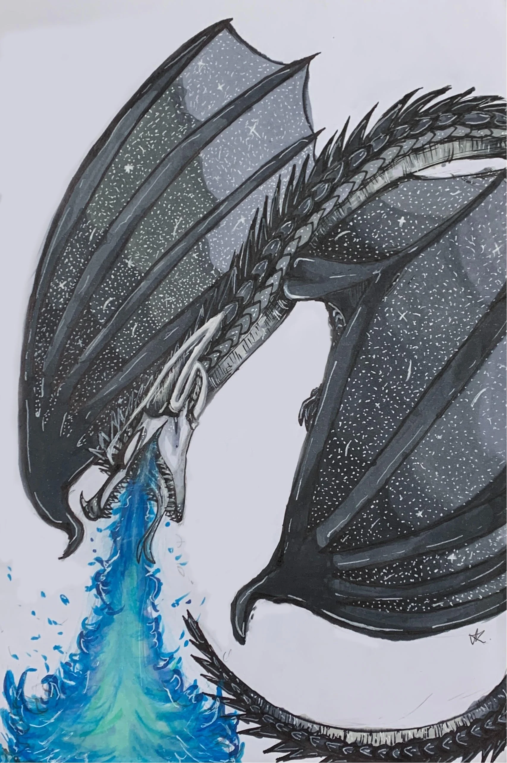 'Ice fire dragon by Tori aged 12.jpg