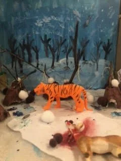 siberian tiger landscape by Rose aged 7.jpg