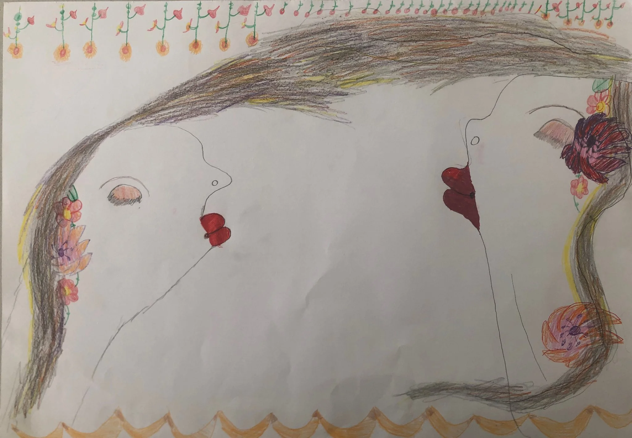 Two girls living fabulously by Talia aged 7.jpg
