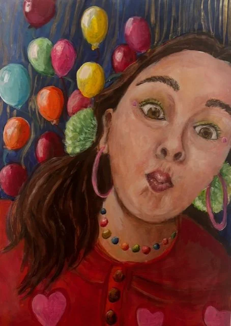 'My sister loves a selfie' by Poppy aged 12