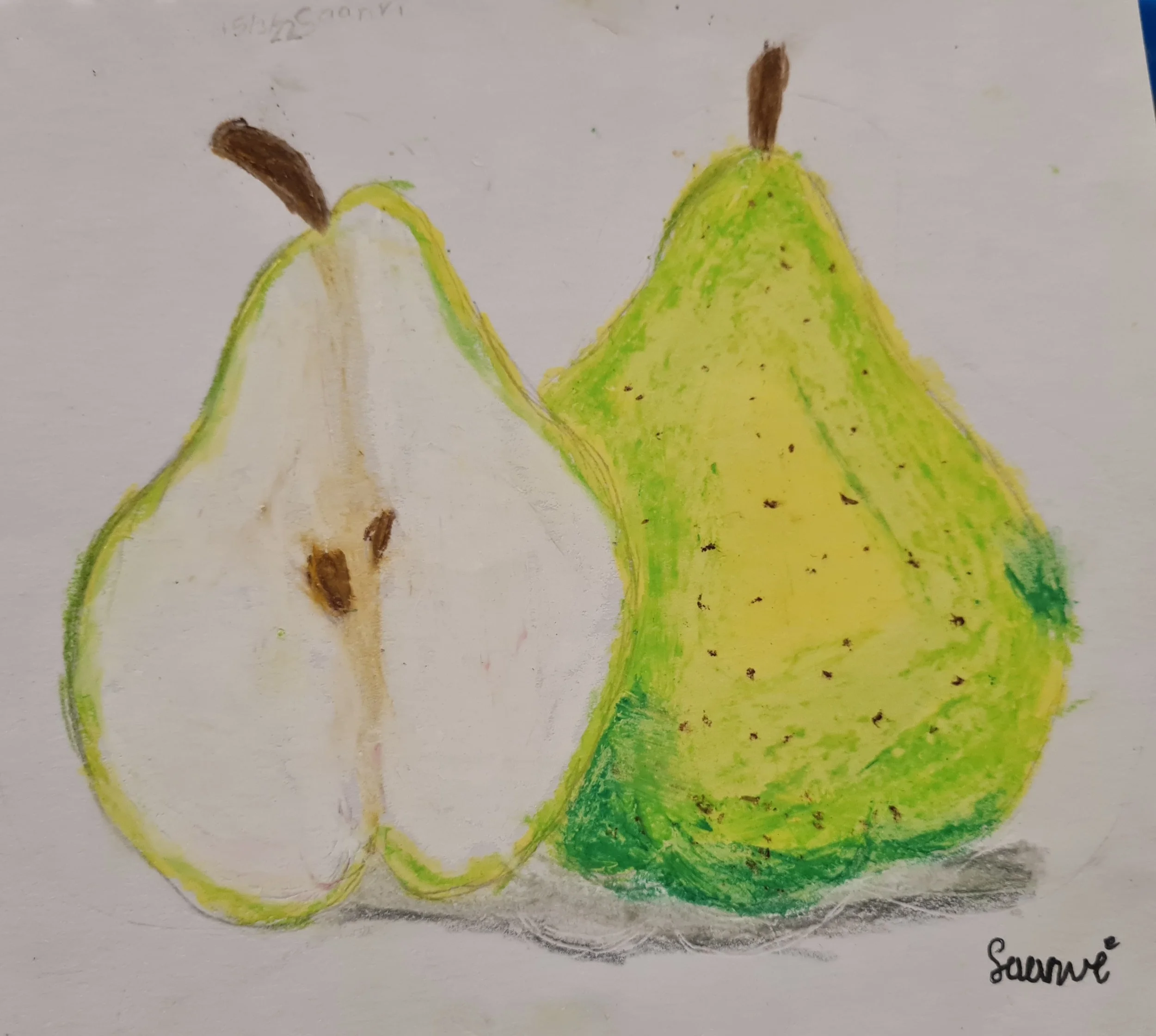 Perfect pears by Saanvi aged 8.jpg