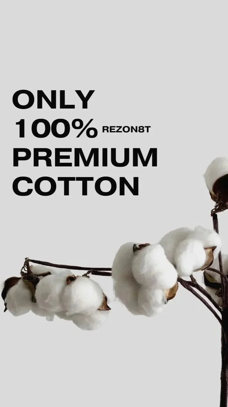 REZON8T oversizedclothing brand always uses 100% premium cotton